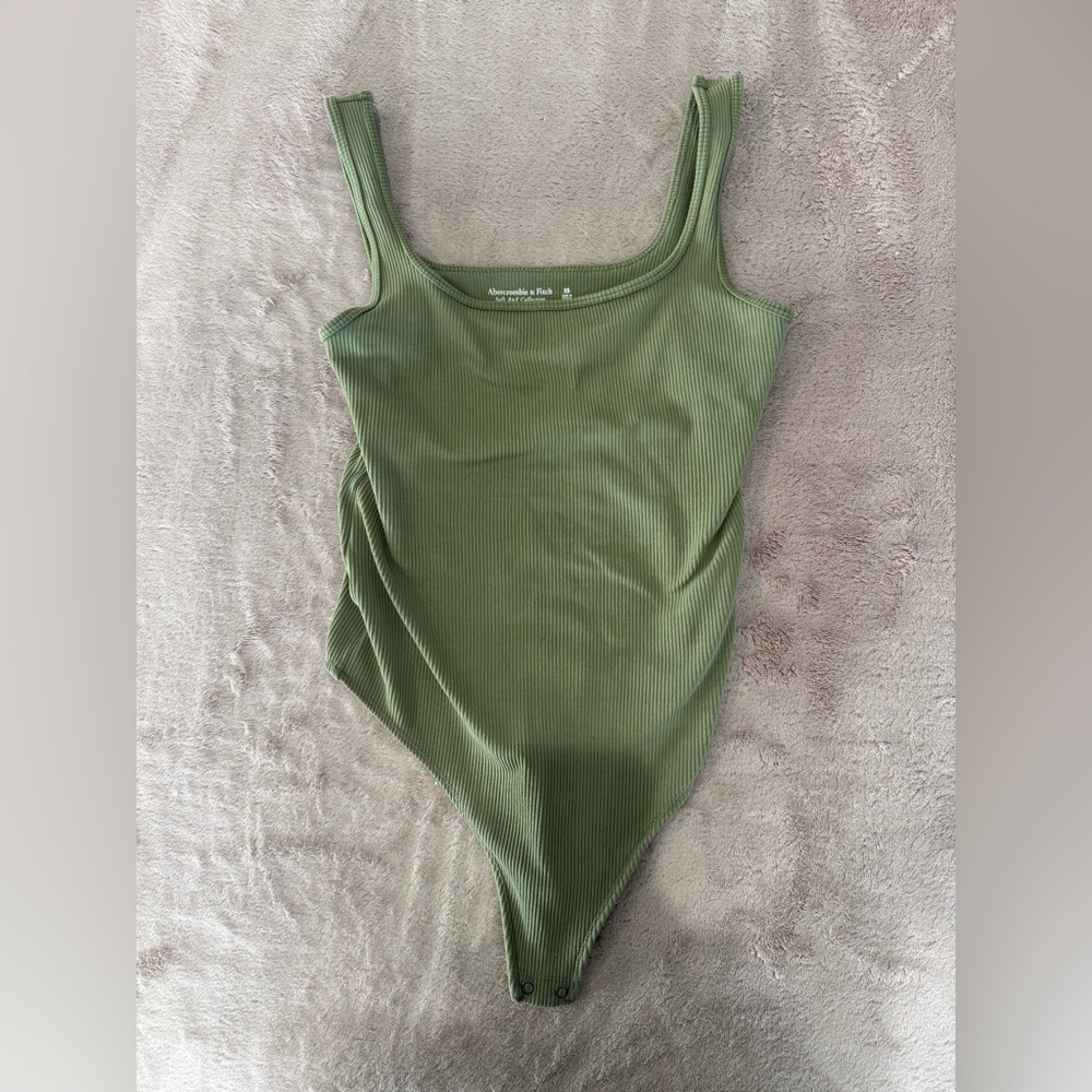 Abercrombie & Fitch Olive Bodysuit